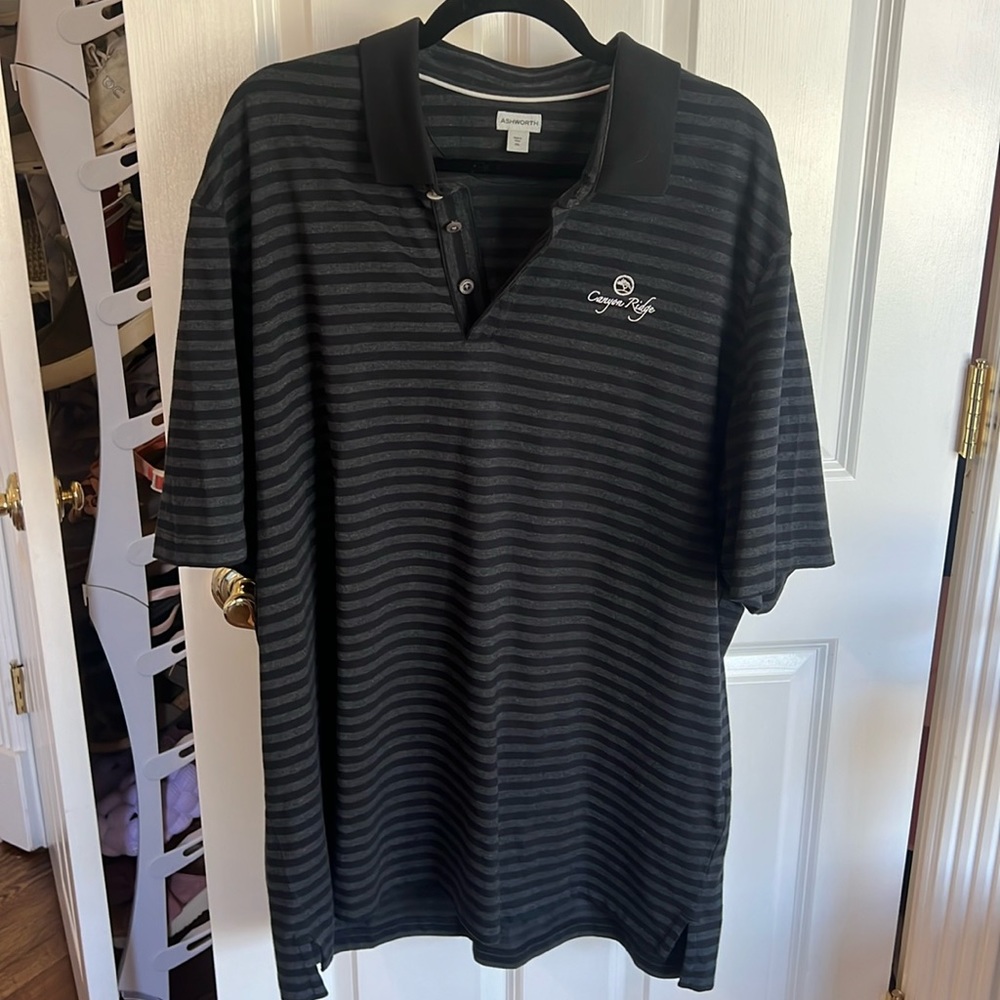 Grey/Black Polo